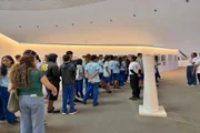 Alunos da Fercal conhecem história do DF na mostra Utopias em construção