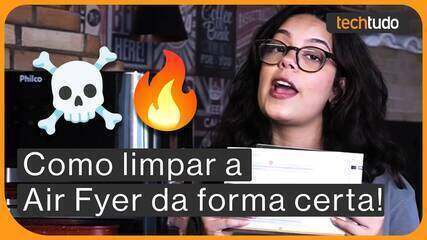 Limpar a Air Fryer assim pode fazer ela PEGAR FOGO!