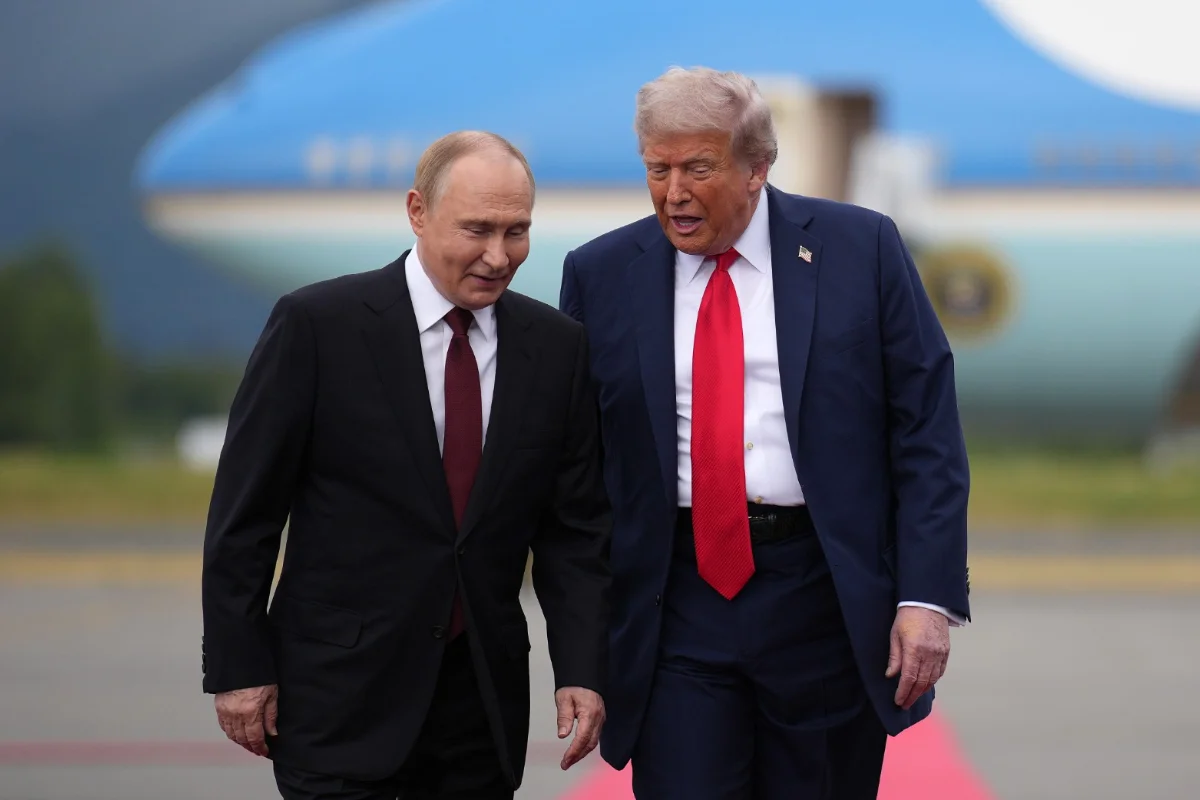 Presidentes da Rússia e dos Estados Unidos, Vladimir Putin e Donald Trump