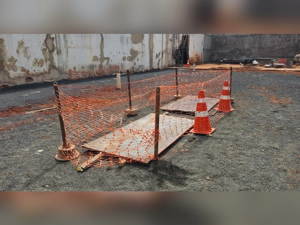 Trabalhador cai em galeria subterrânea e é resgatado em Uberlândia